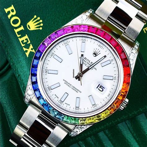 rolex datejust ii rainbow black|Rolex Datejust for sale.